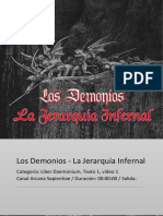 Los Demonios - Jerarquía Infernal