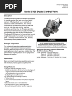 Model BV88 Digital Control Valve: Description