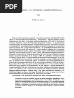 Historia de La Poesia Venezolana. 