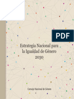 Estrategia Nacional para La Igualdad de Genero - Web PDF