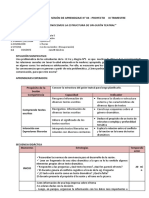 Sesión 04 de Proyecto Reconocemos La Estructura de Un Guión Teatral 5° de Sec. Recuperación