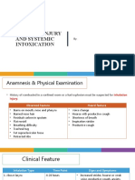 Inhalation Injury and Systemic Intoxication