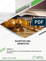 Tema 2 Sujetos Del Derecho