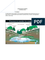 Water Quality Models: Ezekiel V. Leano Ce Elec 4