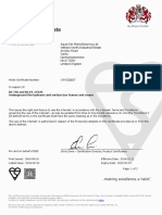 AVK Hydrant Kite Mark Certificate KM53897