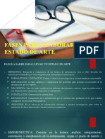 Fases para Elaborar Un Estado de Arte