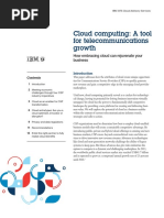 Cloud Computing - A Tool For Telecommunications Growth