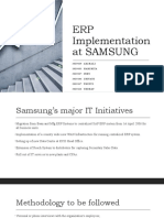 ERP Implementation at SAMSUNG