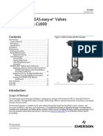 Fisher ES and EAS Easy e Valves CL125 Through CL600: Scope of Manual