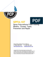 SPFA-107: Spray Polyurethane Foam Roofing Blisters: Causes, Types, Prevention and Repair