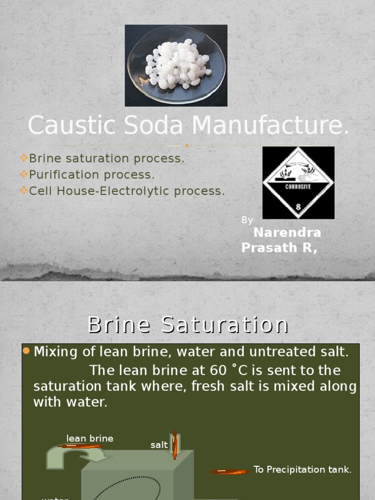 Caustic Soda Production Process Overview | PDF | Sodium Hydroxide ...