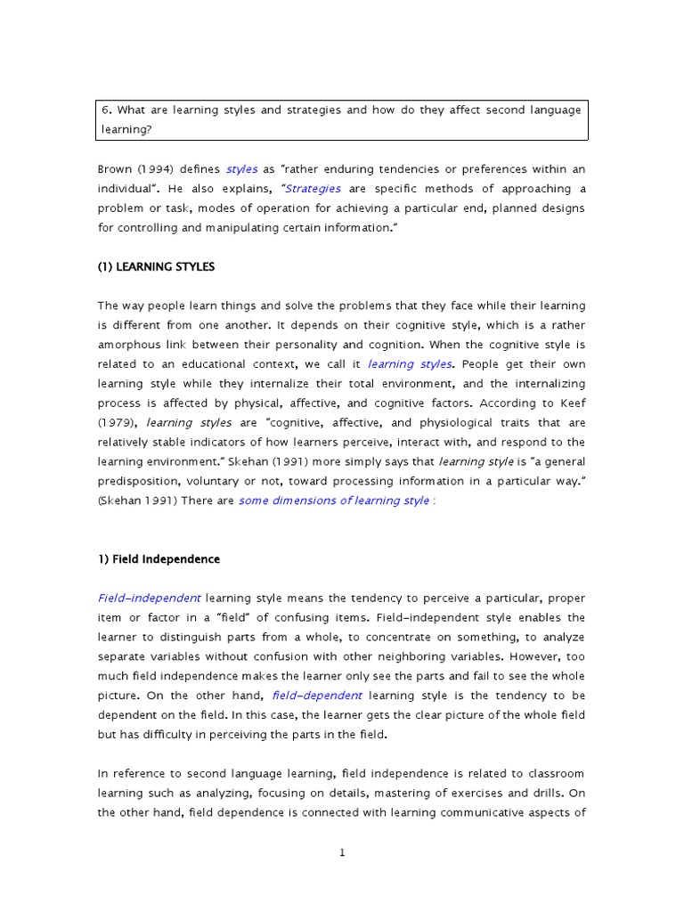 Language Acquisition SLA | PDF | Second Language Acquisition | Second ...