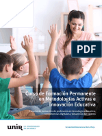 Curso Formación Permanente Metodologías Activas Innovación Educativa
