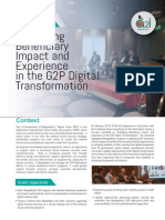 Amplifying Beneficiary Impact and Experience in The G2P Digital Transformation