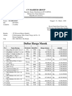 Surat Invoice Proyek PDF