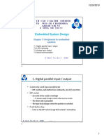 Embedded System Design: 1. Digital Parallel Input / Output