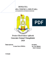 Proiect Electronica Aplicata Basdla PDF