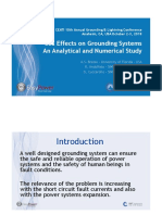 Sea Effects On Grounding Systems An Analytical and Numerical Study