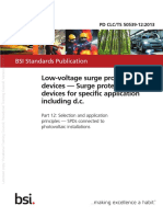 PD CLC TS 50539 12 2013 Low Voltage Surge Protective Devices Surge Protective Devices For Specific Application Including D.C.