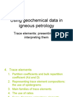 Using Geochemical Data in Igneous Petrology: Trace Elements: Presenting and Interpreting Them