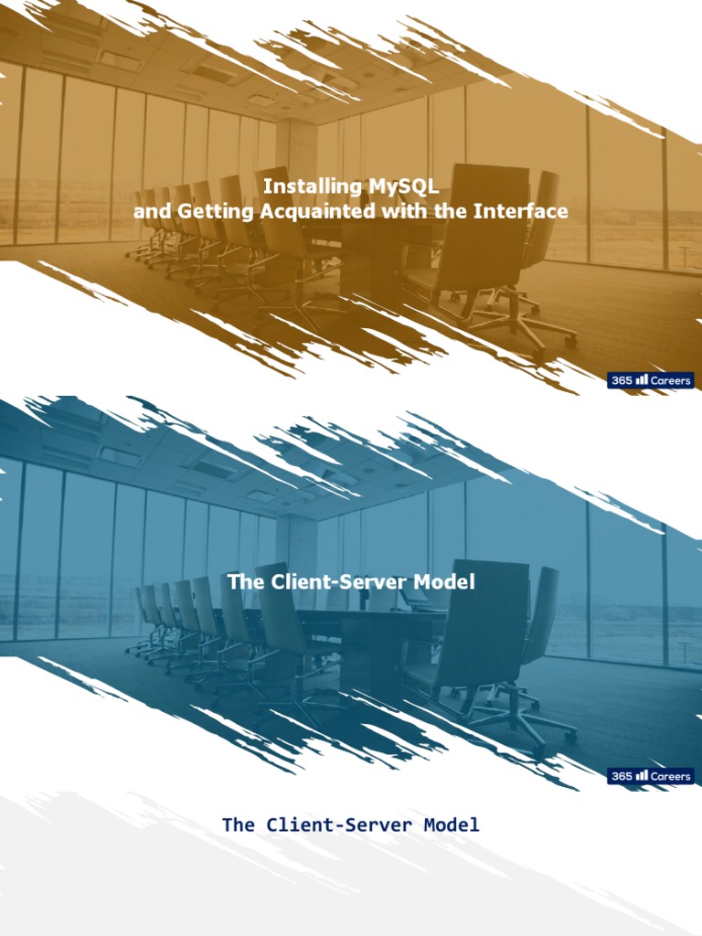 The Client-Server Model | PDF | My Sql | Client–Server Model