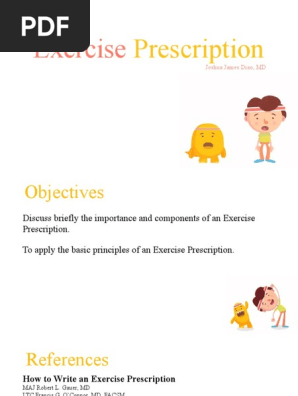 Exercise Prescription