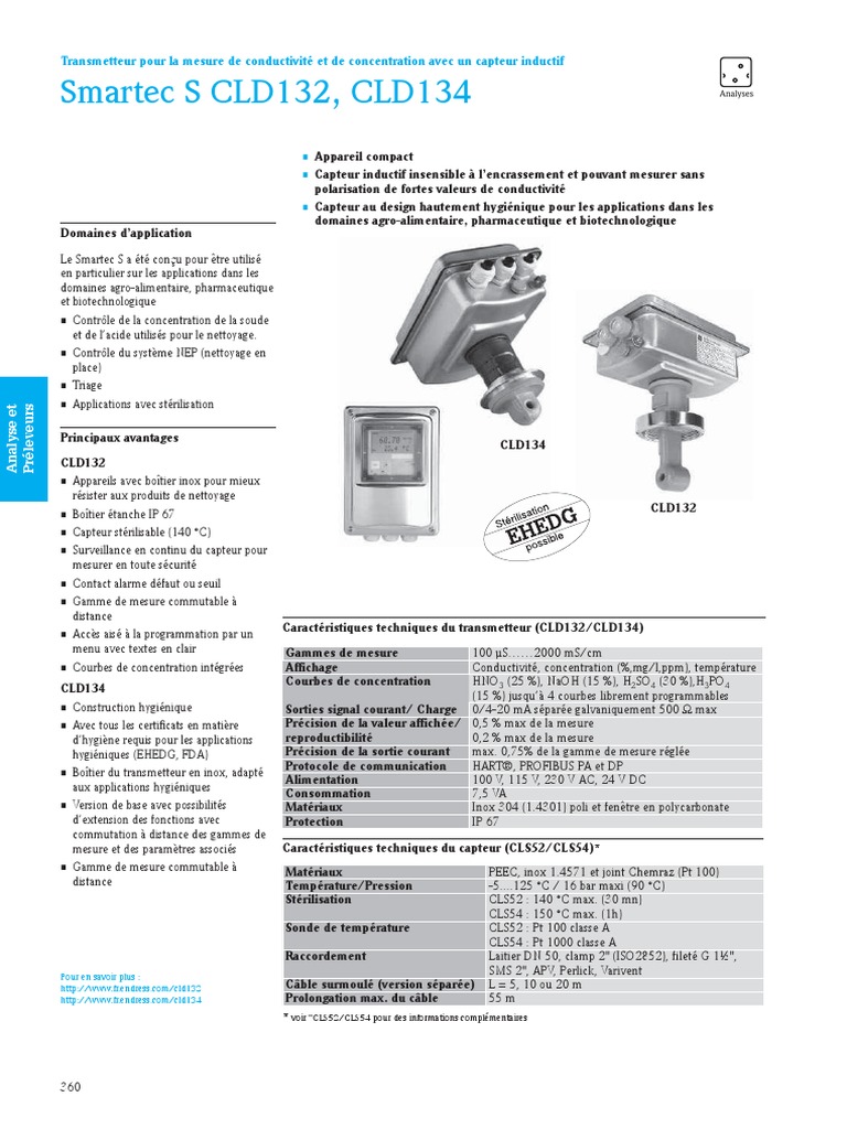 7-Mesure Cond Smartec cld132 CAT 7 | PDF | Chimie | Matériaux