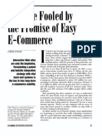 Don't Be Fooled by The Promise of Easy E-Commerce