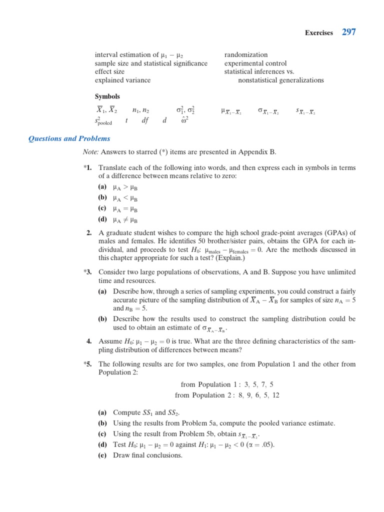 Chapter 14 Problems PDF | PDF | Effect Size | Confidence Interval