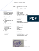 Format Biodata Raport