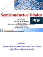 Semiconductor Diodes: Dr. Md. Rifat Hazari