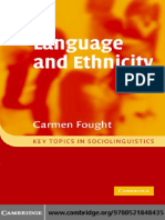 (Key Topics in Sociolinguistics) Carmen Fought - Language and Ethnicity (Key Topics in Sociolinguistics)-Cambridge University Press (2006).pdf