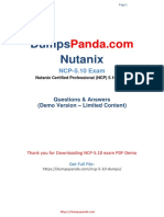 Nutanix NCP-5.10 Exam Questions & Answers