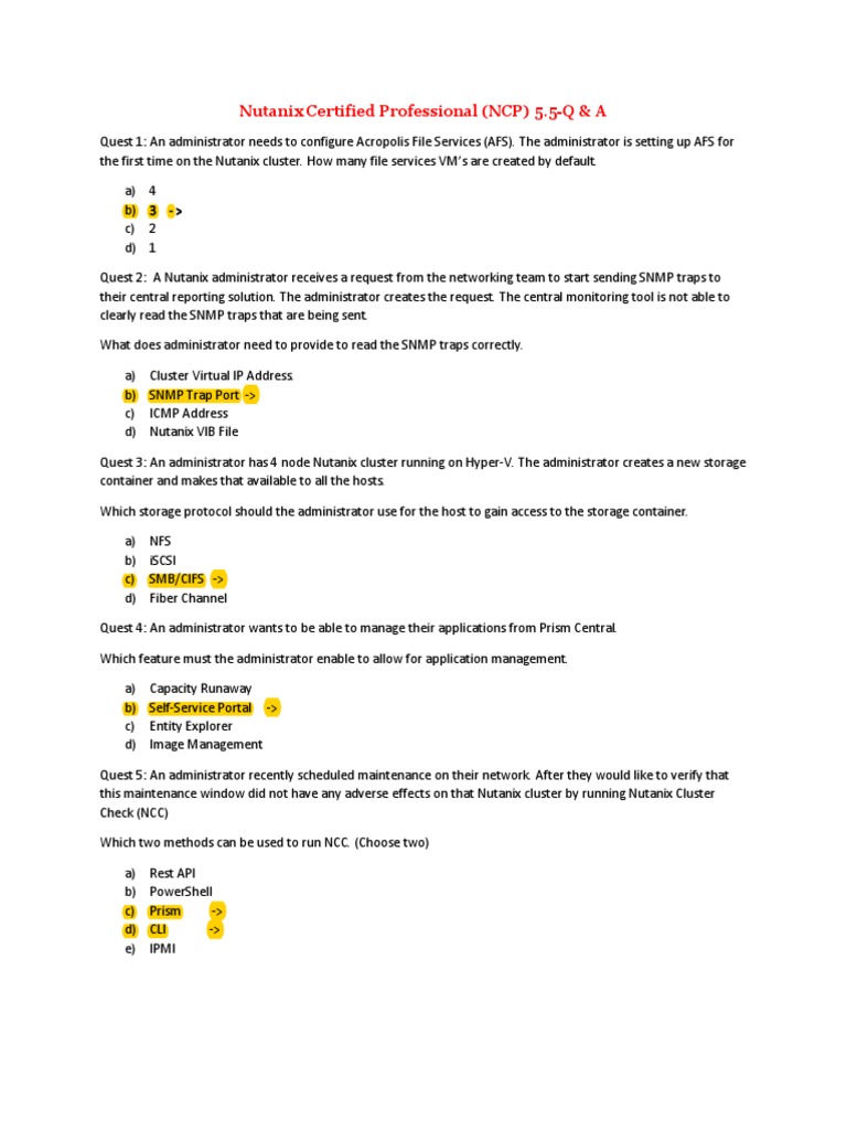 NCP-MCI-6.5 Deutsche Prüfungsfragen
