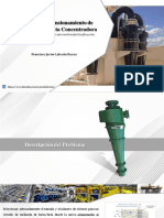 Selección y Dimensionamiento de Ciclones para Planta Concentradora