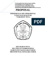 Proposal Permohonan Ijin Operasional TK 2020