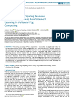 Contract-Based Computing Resource Management Via Deep Reinforcement Learning in Vehicular Fog Computing