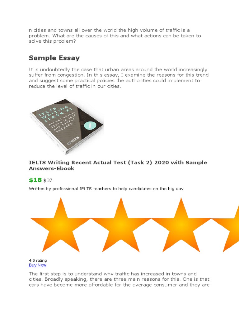 Sample Essay: IELTS Writing Recent Actual Test (Task 2) 2020 With ...