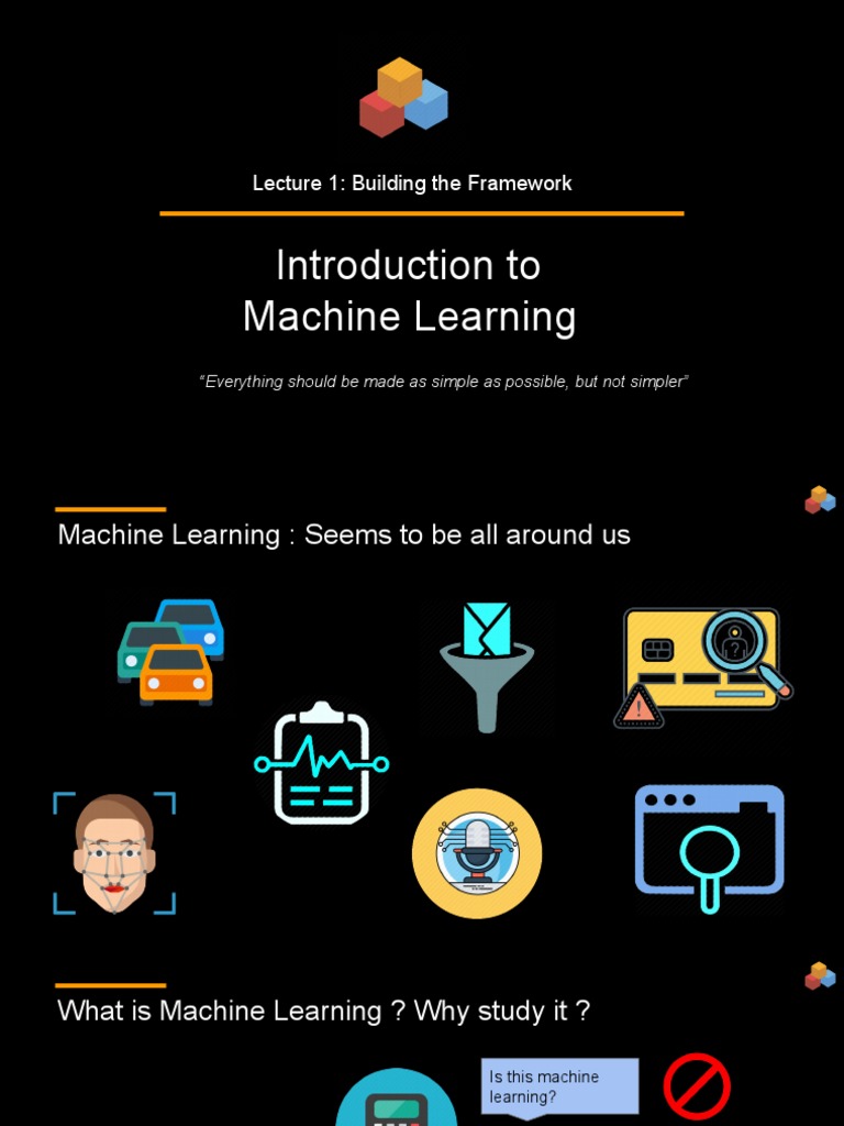 Introduction to Machine Learning Framework | PDF | Machine Learning ...