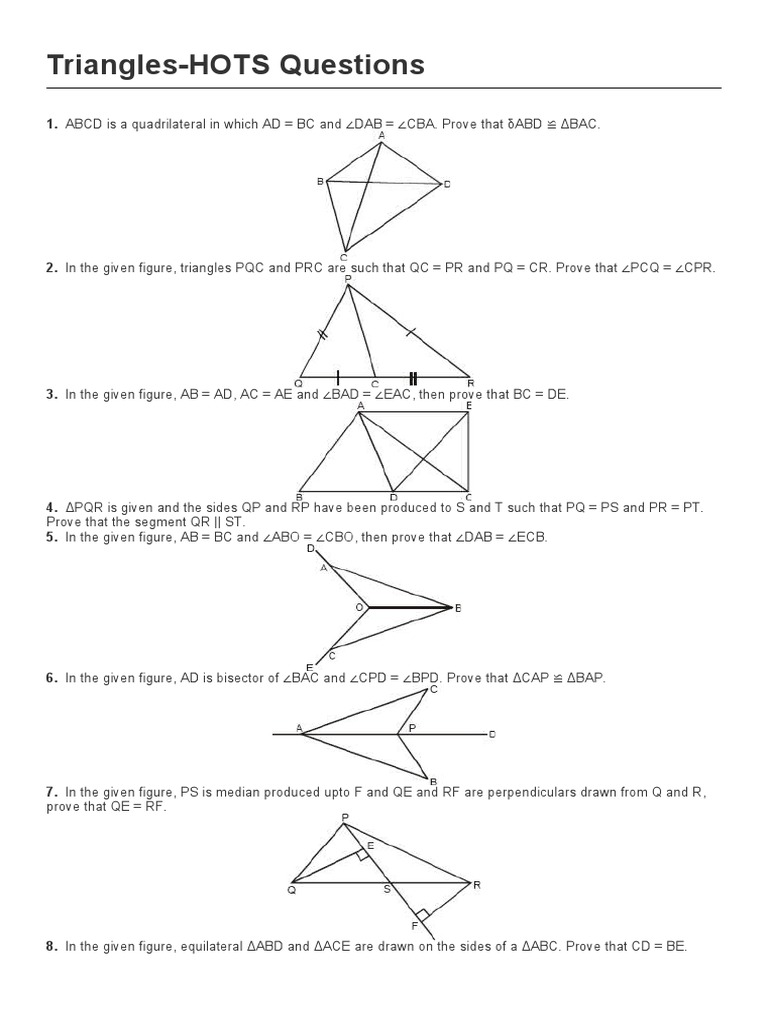 Hots Congruency Triangle Euclid