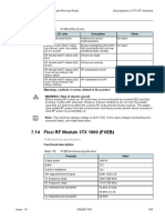 7.14 Flexi RF Module 3TX 1800 (FXEB) : Table 118