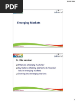 Module 10 - Emerging Markets