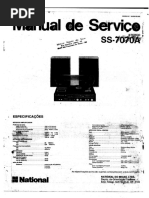 Manual de Serviço SS 7070A