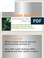 Cyber Bullying:: What Does It Look Like Today? What Can Be Done?