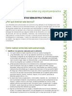 Entrevista Semiestructurada PDF
