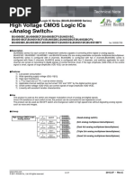 High Voltage Cmos Logic Ics : General-Purpose Cmos Logic Ic Series (Bu4S, Bu4000B Series)