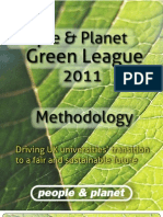 Green League 2011 Methodology