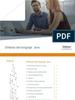 Sintaxis Del Lenguaje Java PDF