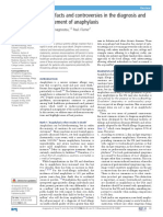 Myths, Facts and Controversies in The Diagnosis and Management of Anaphylaxis