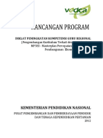 Naskah Rancangan Program Model Pembelajaran Diklat Regional